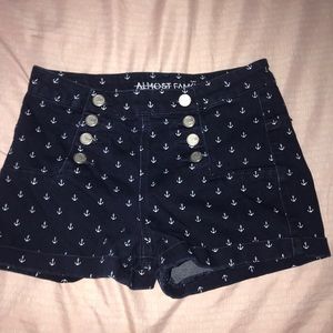 Worn Once High Waisted Jean Shorts